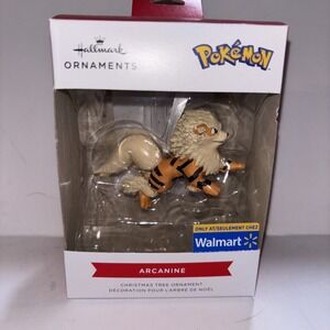 2025 Hallmark Pokémon ARCANINE Christmas Tree Ornament #3HCM3469 New Damaged Box